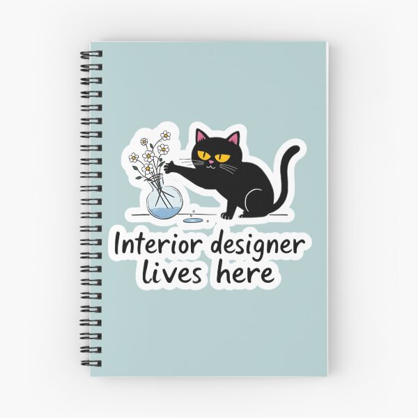 Item preview, Interior Design Cat designed and sold by elgatonocturno.
