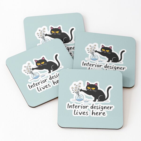 Item preview, Interior Design Cat designed and sold by elgatonocturno.