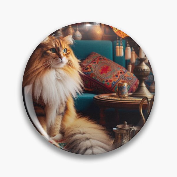 Item preview, Turkish Angora Cat 1 designed and sold by Sybille-Yates.