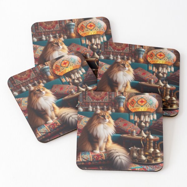 Item preview, Turkish Angora Cat 1 designed and sold by Sybille-Yates.
