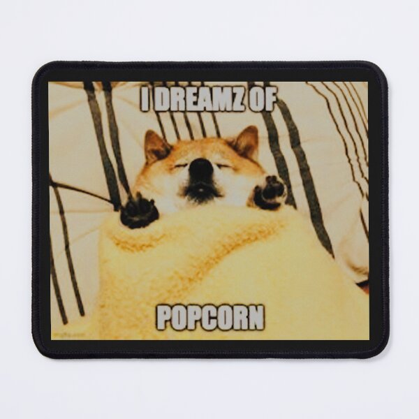 Artikelvorschau, Welpe für das Popcorn - Popcorn-Meme - Perfekt für Filmliebhaber und Snack-Enthusiasten entworfen und verkauft von Earth Nature Creations.