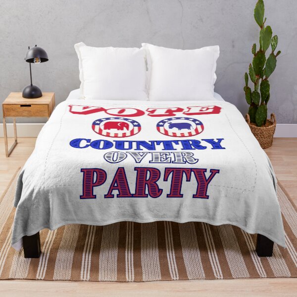 Item preview, Vote Country Over Party USA Presidential Election designed and sold by Lisa Pearlman.