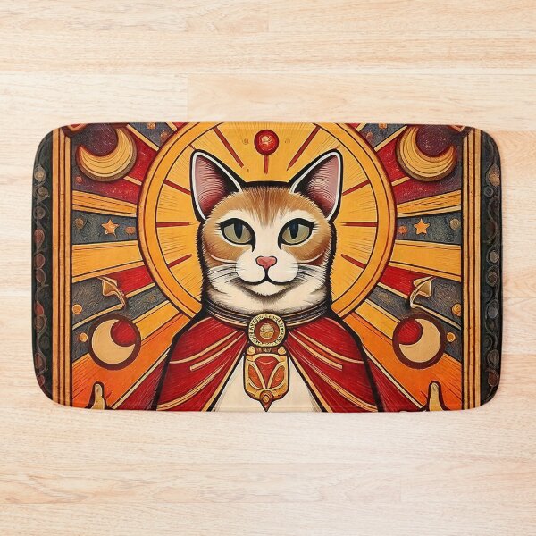 Item preview, Cat Tarot Painting designed and sold by ArtFactoryAI.