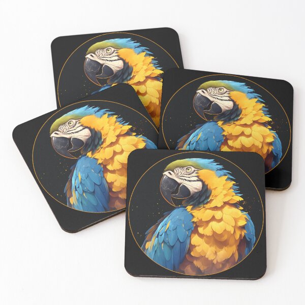 Item preview, Blue-and-yellow macaw, Calm blue-and-yellow macaw, Beautiful blue-and-yellow macaw designed and sold by PatternFly.