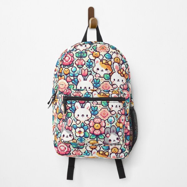 Item preview, Bunny and Flower Garden Pattern designed and sold by SipandStan.