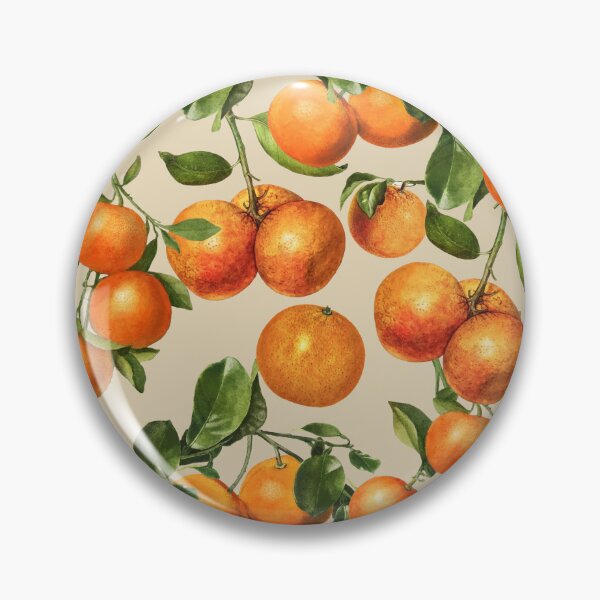 Item preview, Oranges and Floral Branches designed and sold by cadinera.