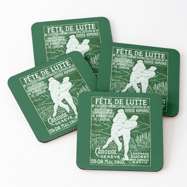 Item preview, 1907 Swiss Wrestling Competition  designed and sold by historicimage.