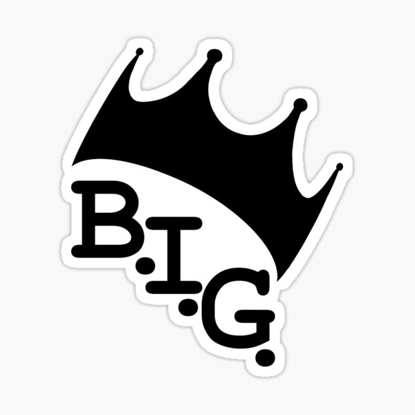 Notorious BIG Weathered Vintage look PLAYING CARD Vinyl DECAL/STICKER BIGGIE! 