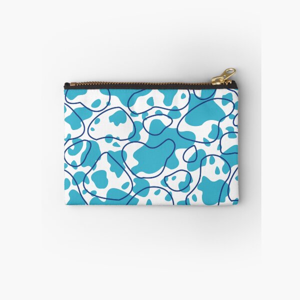 Item preview, Blue Abstract Cow Print Pattern designed and sold by TerzichCreative.