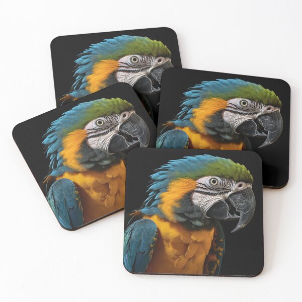 Item preview, Blue-and-yellow macaw, Calm blue-and-yellow macaw, Beautiful blue-and-yellow macaw designed and sold by PatternFly.