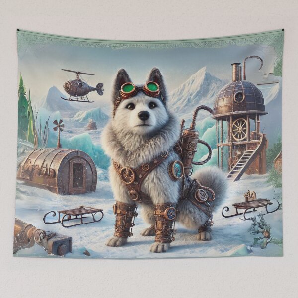 Item preview, Steampunk Eskimo Dog designed and sold by Sillytoe.