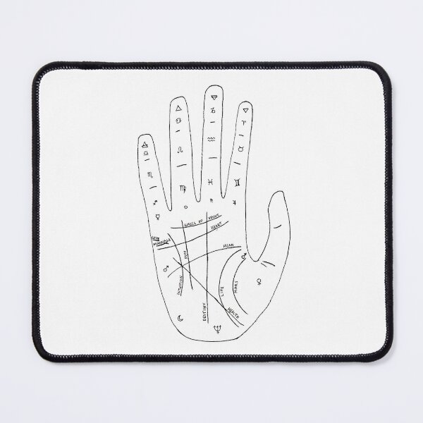 Item preview, Palmistry Chart Illustration designed and sold by Kris Orion Rose.