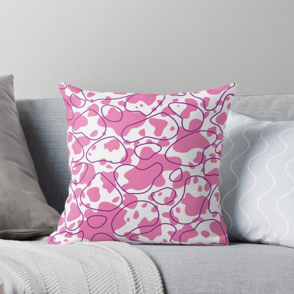 Aperçu de l'œuvre Motif imprimé vache abstrait rose créée et vendue par TerzichCreative.