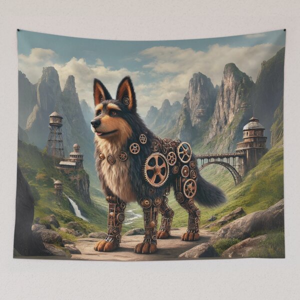 Item preview, Steampunk Estrela Mountain Dog designed and sold by Sillytoe.