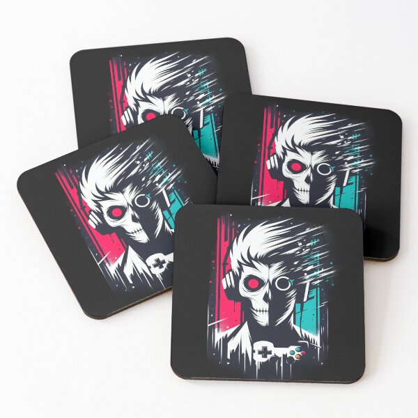 Item preview, Minimalistic Horror Gamer - Abstract Clean Lines with Bold Accents designed and sold by Mechanical-Artt.