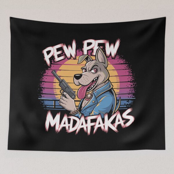 Item preview, Crazy PEWPEW dog designed and sold by Coollzone.