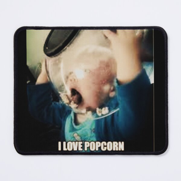 Item preview, Kid and Popcorn - Popcorn Meme - Perfect for Movie Lovers and Snack Enthusiasts designed and sold by Earth Nature Creations.