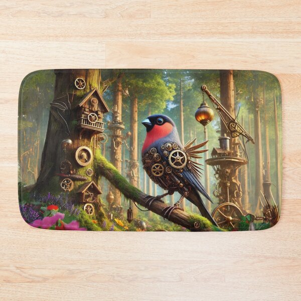 Item preview, Steampunk Eurasian Bullfinch designed and sold by Sillytoe.