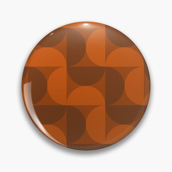 Item preview, SImple Midcentury Pattern Bowls Burnt Orange designed and sold by thepixelgarden.