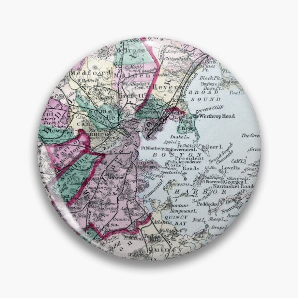 Item preview, 1875 Map of Boston and Environs designed and sold by historicimage.