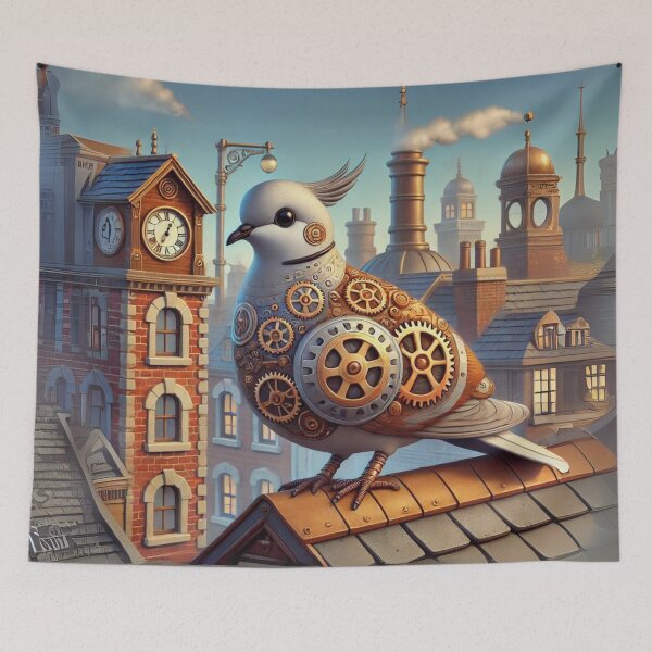 Item preview, Steampunk Eurasian Collared Dove designed and sold by Sillytoe.