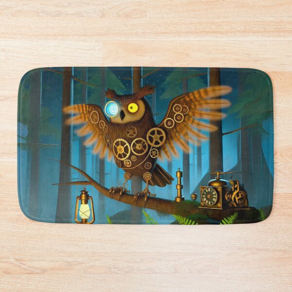 Item preview, Steampunk Eurasian Eagle-Owl designed and sold by Sillytoe.