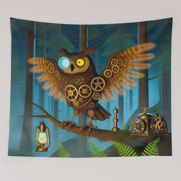 Item preview, Steampunk Eurasian Eagle-Owl designed and sold by Sillytoe.