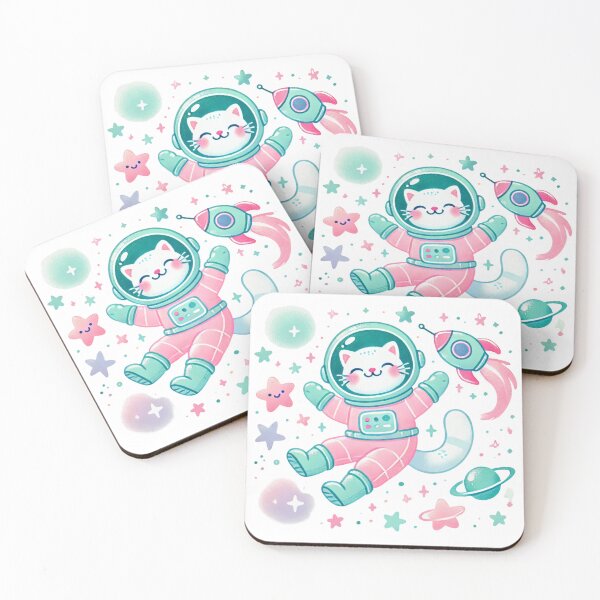 Item preview, Come Fly With ME says The Astronaut Kitty! designed and sold by NoelaniArt.