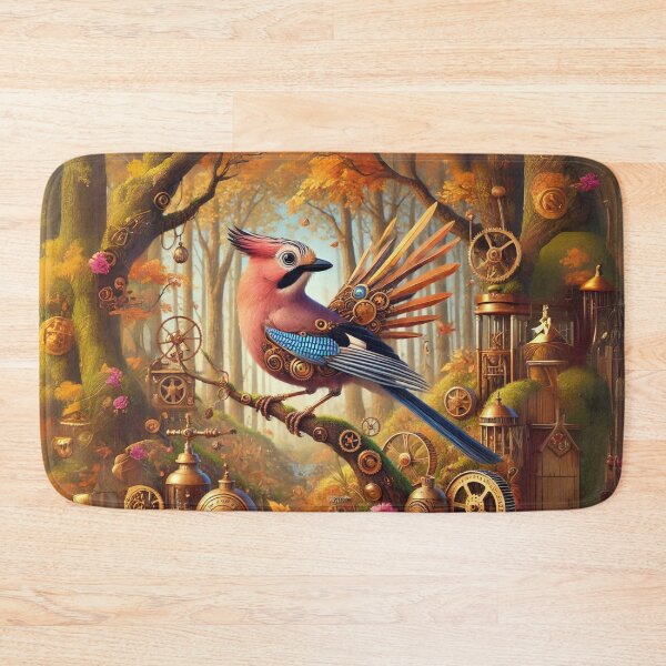 Item preview, Steampunk Eurasian Jay designed and sold by Sillytoe.