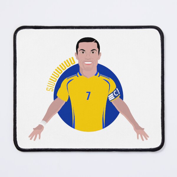 Item preview, CR7 Al Nassr football celebration siuuuu designed and sold by vectorlove.