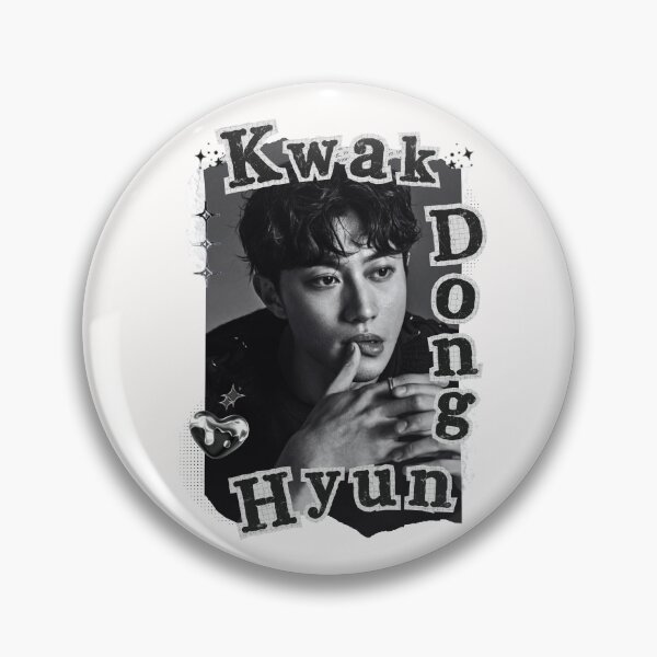Artikelvorschau, Kwak Dong-yeon Collage: Schwarz-weiße K-Drama-Ikone entworfen und verkauft von AJUNICE STUDIO.