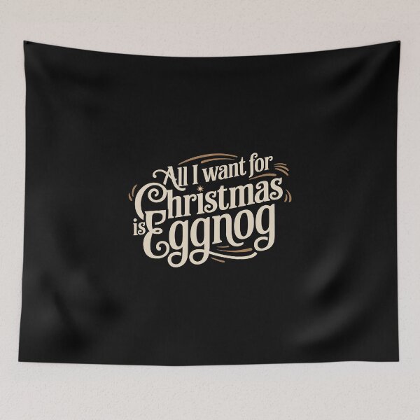 Item preview, All I Want for Christmas is Eggnog  designed and sold by These_Prints.