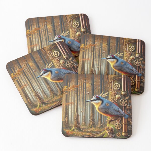 Item preview, Steampunk Eurasian Nuthatch designed and sold by Sillytoe.