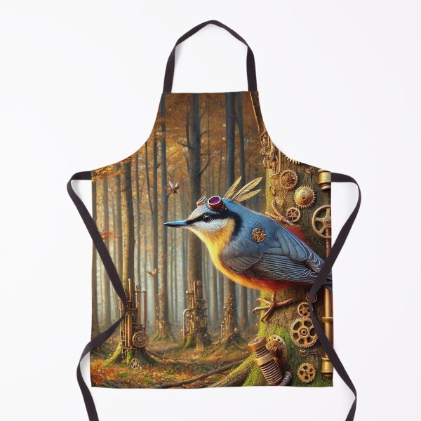 Item preview, Steampunk Eurasian Nuthatch designed and sold by Sillytoe.