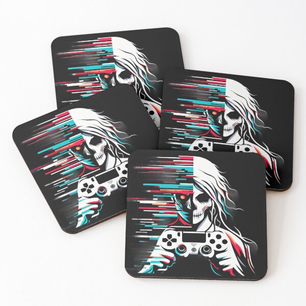 Item preview, Futuristic Minimalist Horror Gamer - Abstract Design with Bold Accents designed and sold by Mechanical-Artt.