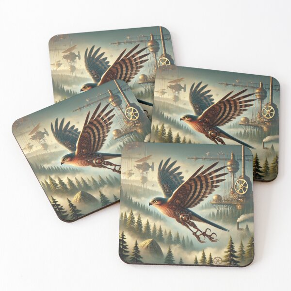 Item preview, Steampunk Eurasian Sparrowhawk designed and sold by Sillytoe.