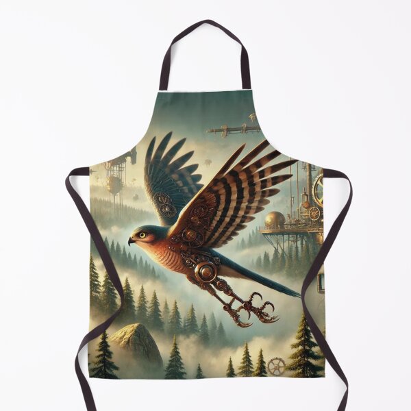 Item preview, Steampunk Eurasian Sparrowhawk designed and sold by Sillytoe.