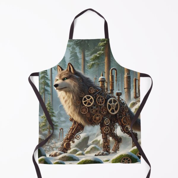 Item preview, Steampunk Eurasian Wolf designed and sold by Sillytoe.