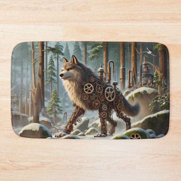 Item preview, Steampunk Eurasian Wolf designed and sold by Sillytoe.