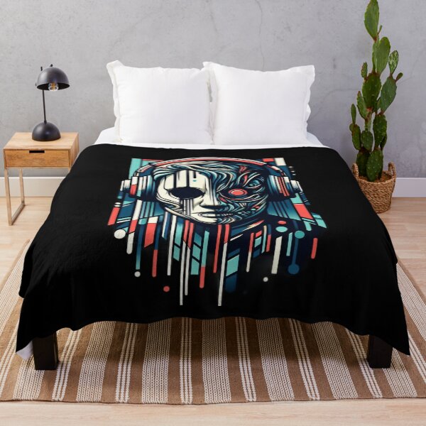 Item preview, Sleek Minimalist Horror Gamer Art - Abstract with Bold Color Accents designed and sold by Mechanical-Artt.