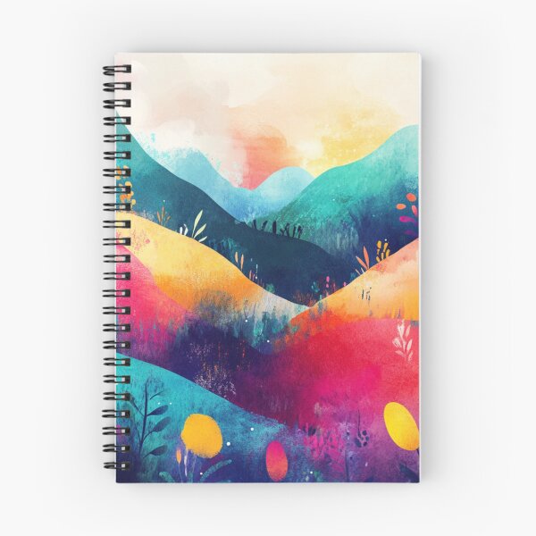 Artikelvorschau, Verträumte moderne Aquarelllandschaft entworfen und verkauft von InkyFigment.