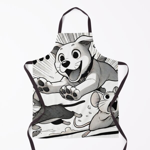 Item preview, dog playing with cat and mouse designed and sold by LOAMBO5AI.
