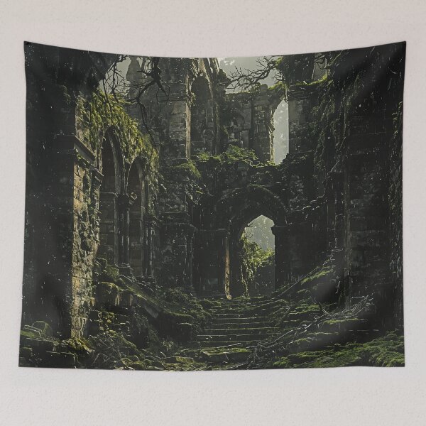 Item preview, Verdant Cathedral: Nature Reclaims the Forgotten designed and sold by oanaunciuleanu.