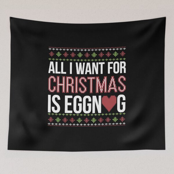 Item preview, All I Want for Christmas is Eggnog  designed and sold by These_Prints.