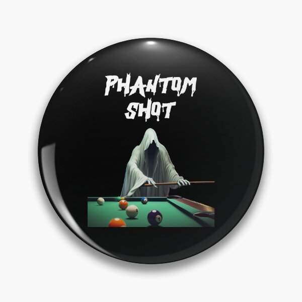 Item preview, Phantom Shot - Ghost Shooting Pool - Halloween Humor designed and sold by signshirtz.
