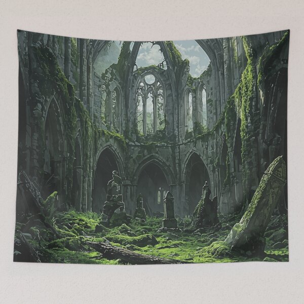 Item preview, Verdant Cathedral: Nature Reclaims the Forgotten designed and sold by oanaunciuleanu.