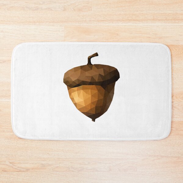 Item preview, Low Poly Acorn – Geometric Nature-Inspired Art designed and sold by OrangePoly.