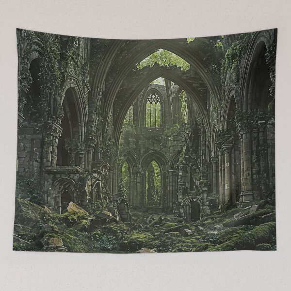 Item preview, Verdant Cathedral: Nature Reclaims the Forgotten designed and sold by oanaunciuleanu.
