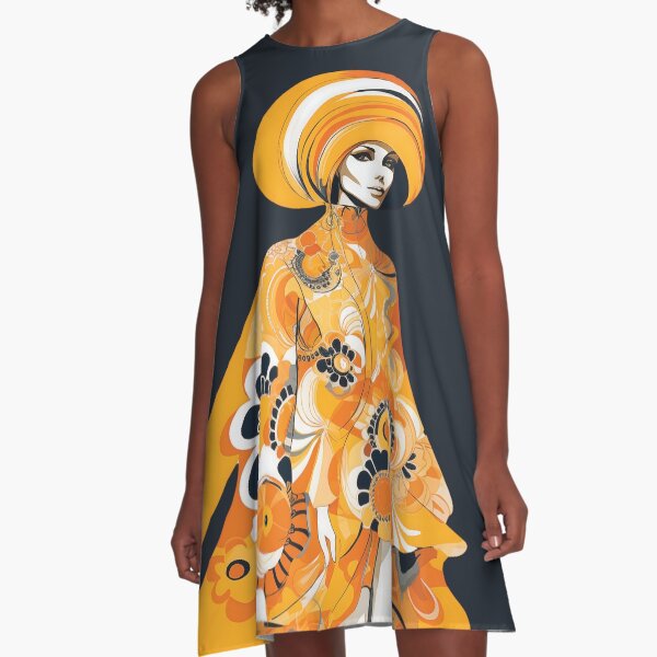 Item preview, Retro 1960s Chic Fashion designed and sold by Playing In Mud.