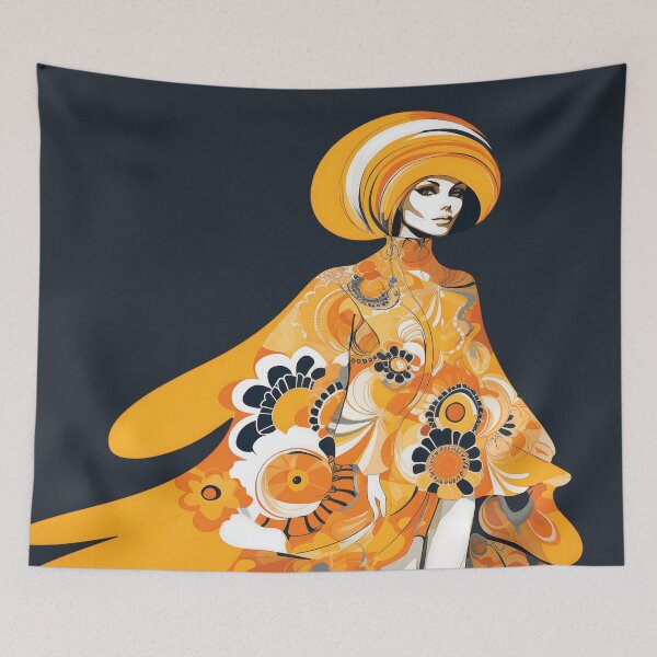 Item preview, Retro 1960s Chic Fashion designed and sold by Playing In Mud.